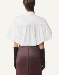 Haut à manches bouffantes - Toile
