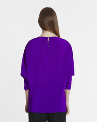 Blouse manches ouvertes en soie - Anemone