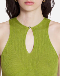 Top sans manches en soie - Camomille