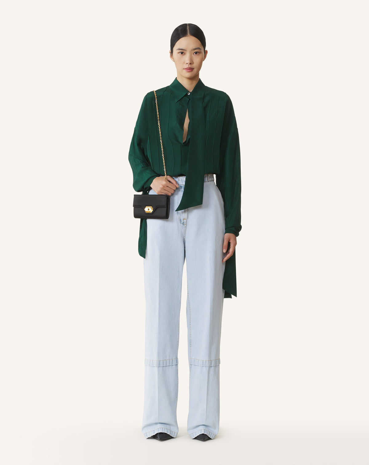 Blouse à foulard - Malachite