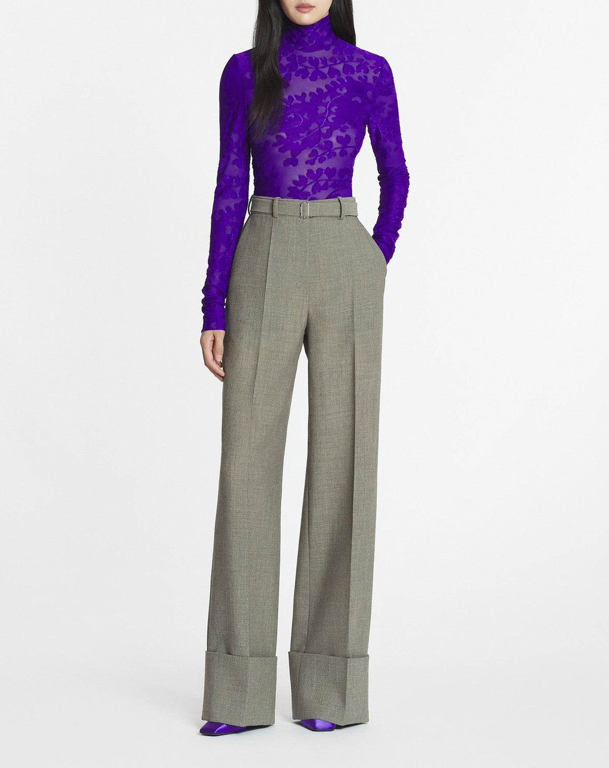 Haut en jacquard rateau - Anemone