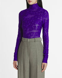 Haut en jacquard rateau - Anemone