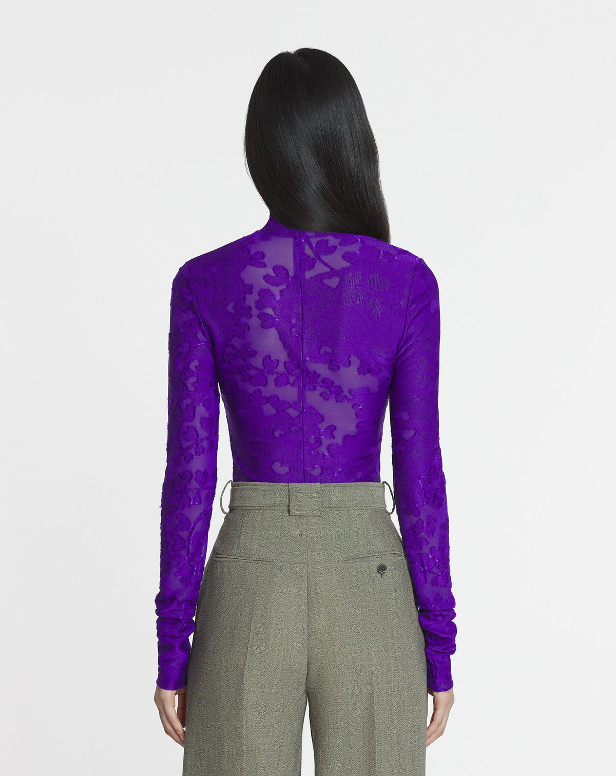 Haut en jacquard rateau - Anemone