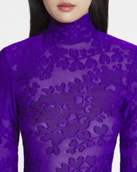 Haut en jacquard rateau - Anemone