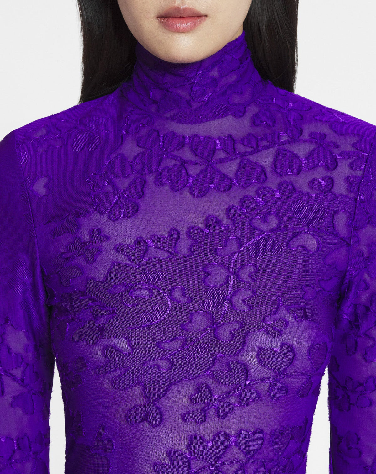 Haut en jacquard rateau - Anemone