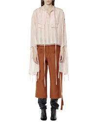 Blouse à manches longues oversize - Blush