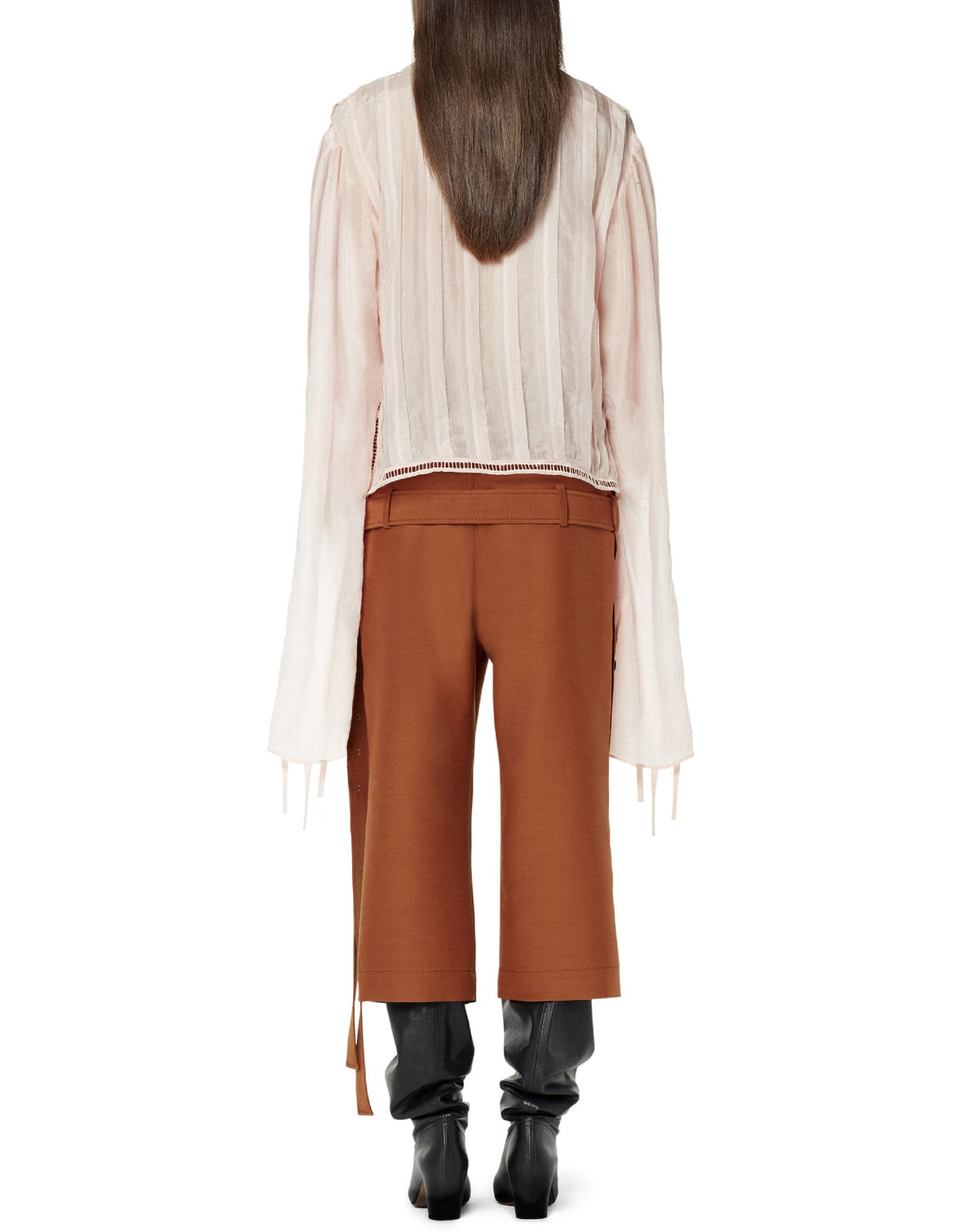 Blouse à manches longues oversize - Blush