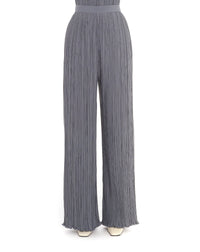 Pantalon plissé - Acier