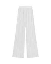 Pleated pants - Blanc casse