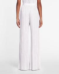 Pleated pants - Blanc casse