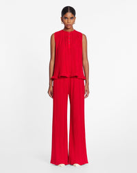 Pleated pants - Flamme