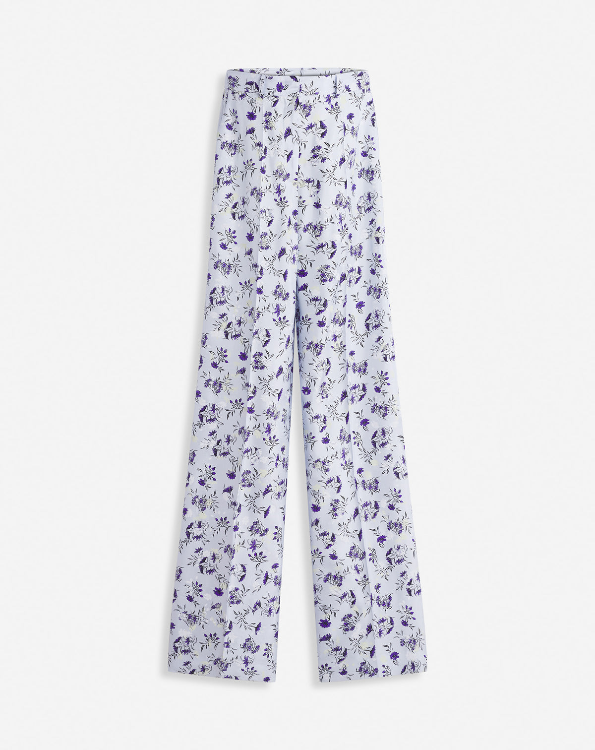 Pantalon large imprimé - Chambray