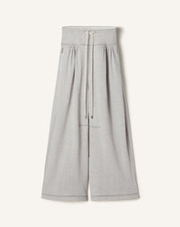 Pantalon de jogging à basque - Gris chine