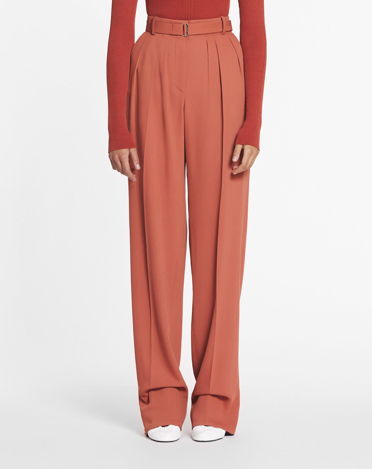Pantalon à plis - Jaspe