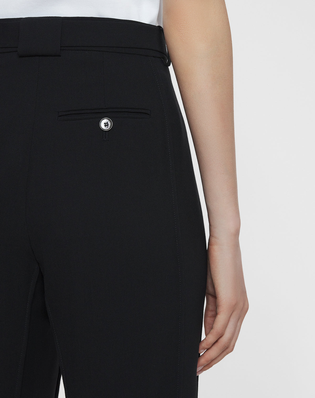 Pantalon à bande coté - Noir