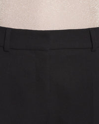 Pantalon cigarette en laine - Noir
