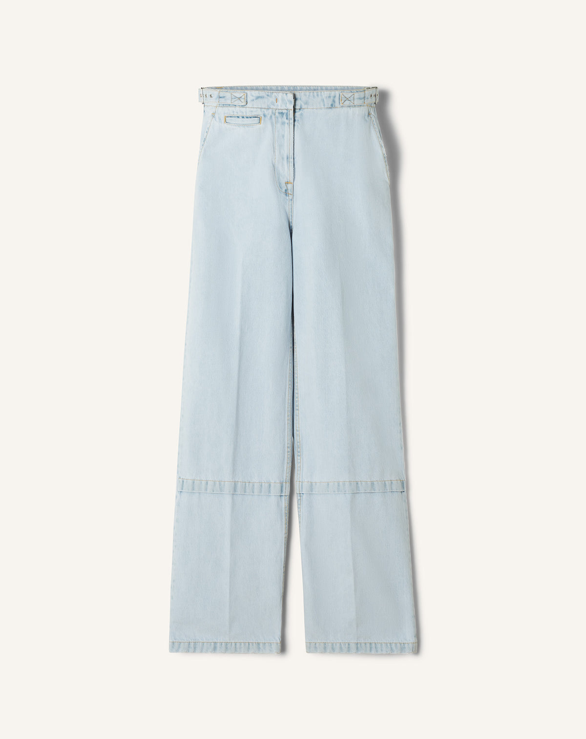Pantalon cargo en denim - Bleu clair