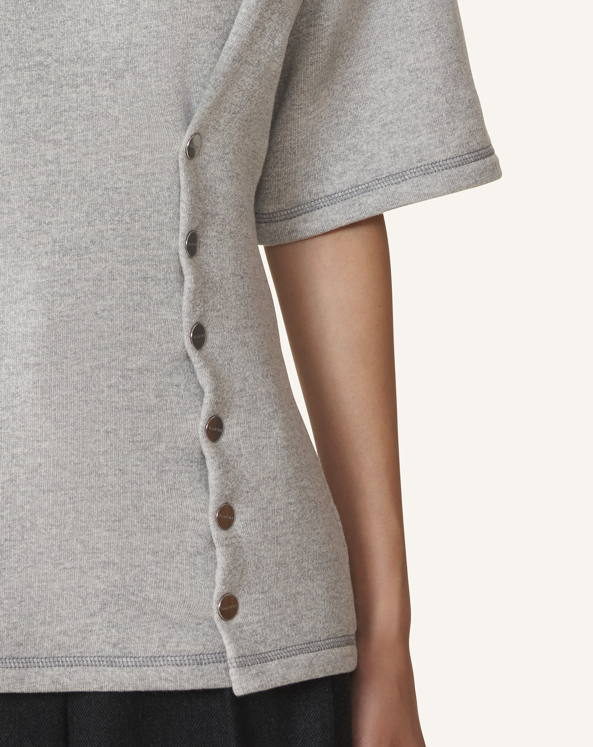 T-shirt cintré - Gris chine