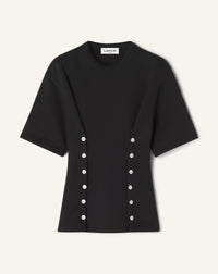 T-shirt cintré - Noir