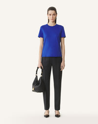 T-shirt détail noeud - Indigo