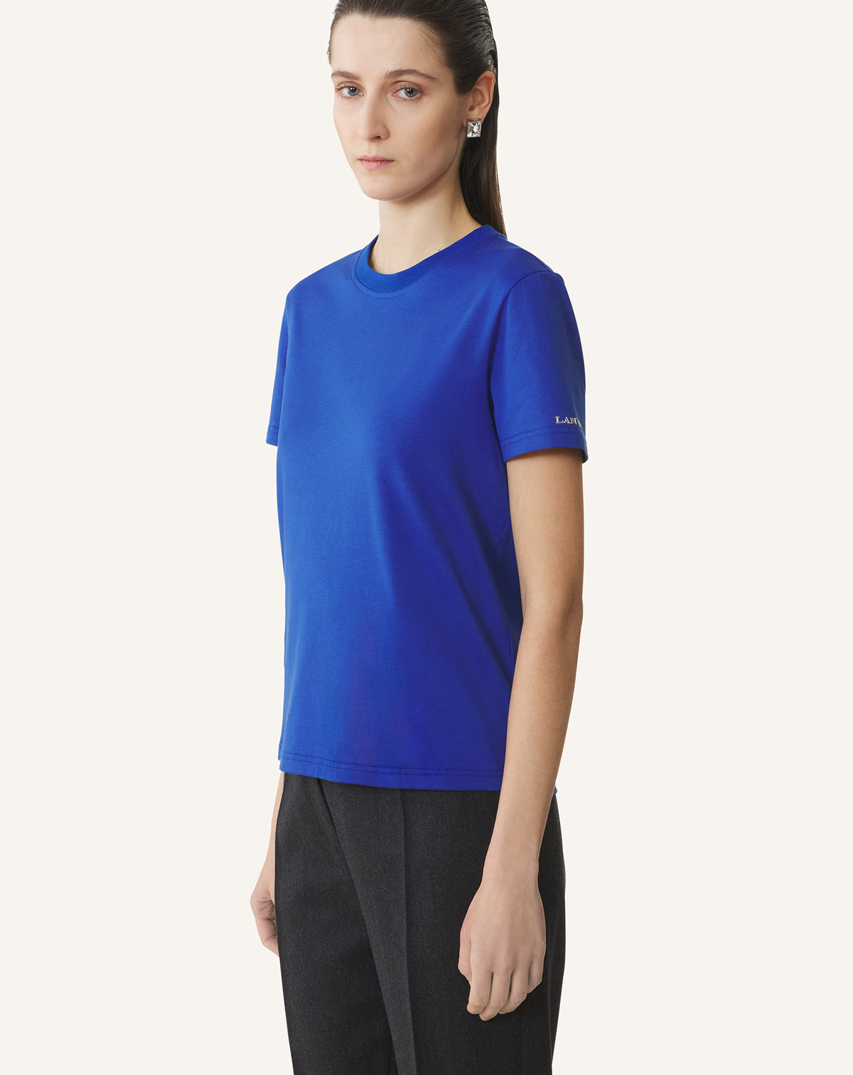 T-shirt détail noeud - Indigo