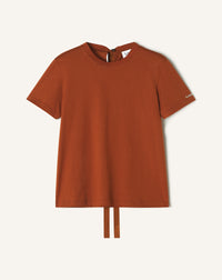 T-shirt détail noeud - Alezan