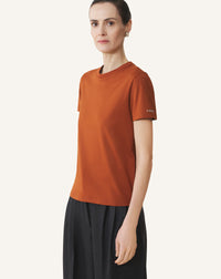 T-shirt détail noeud - Alezan
