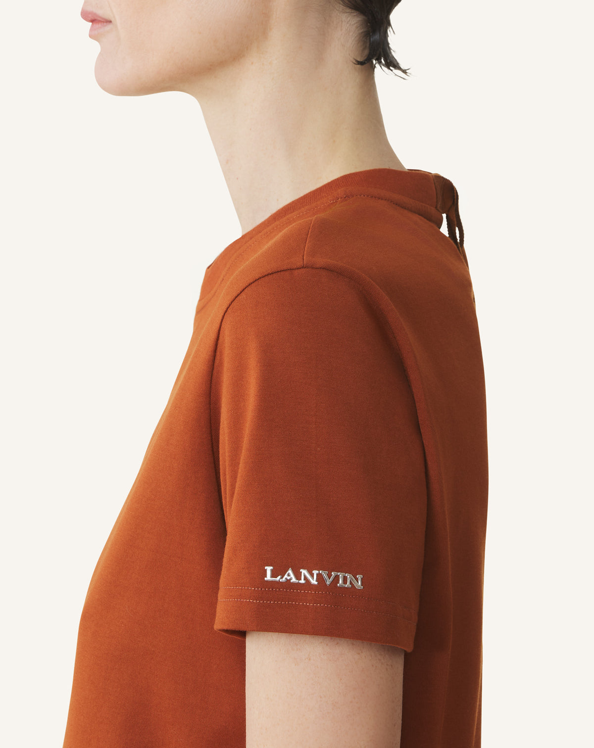 T-shirt détail noeud - Alezan