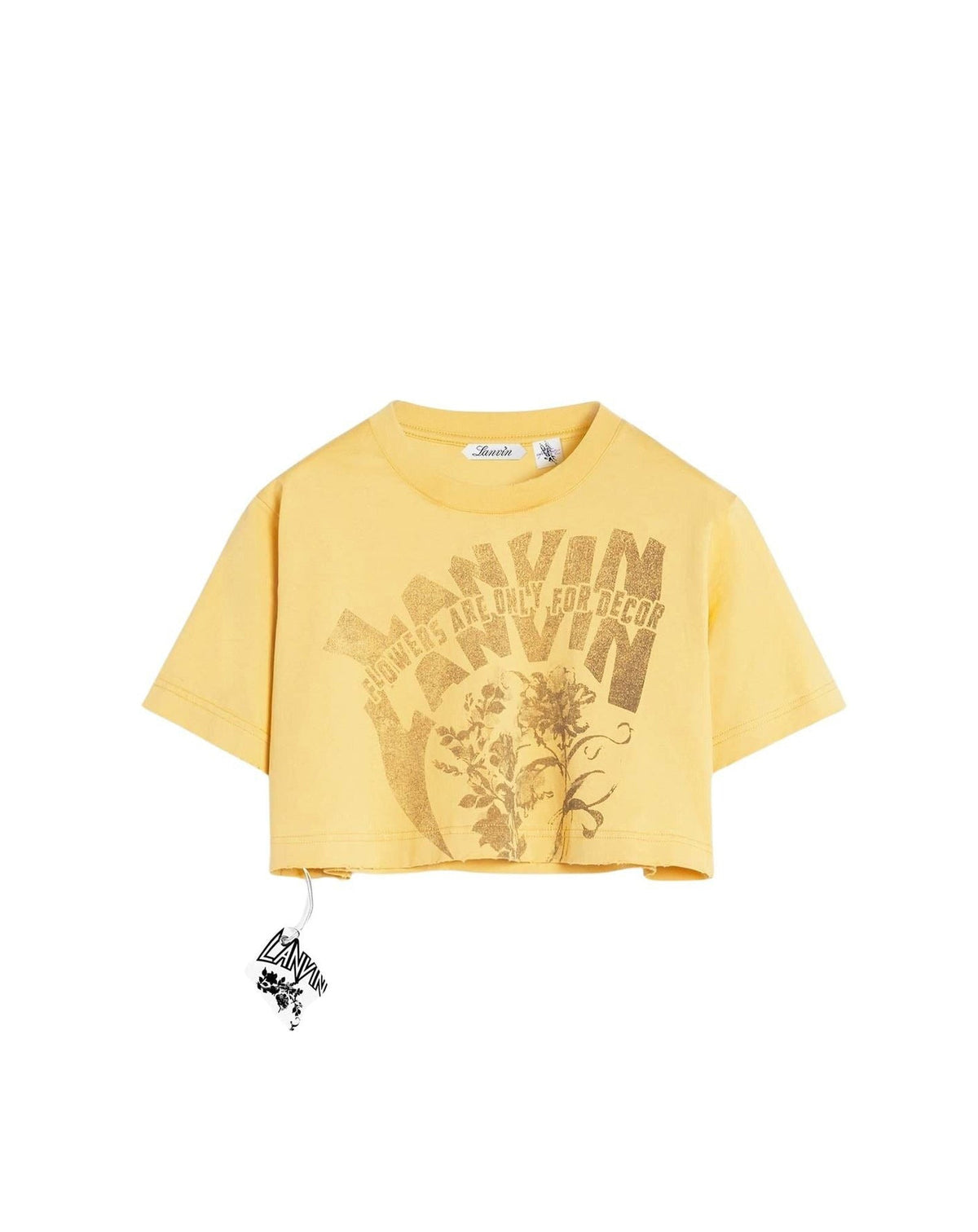 Printed cropped tee-shirt - Maïs