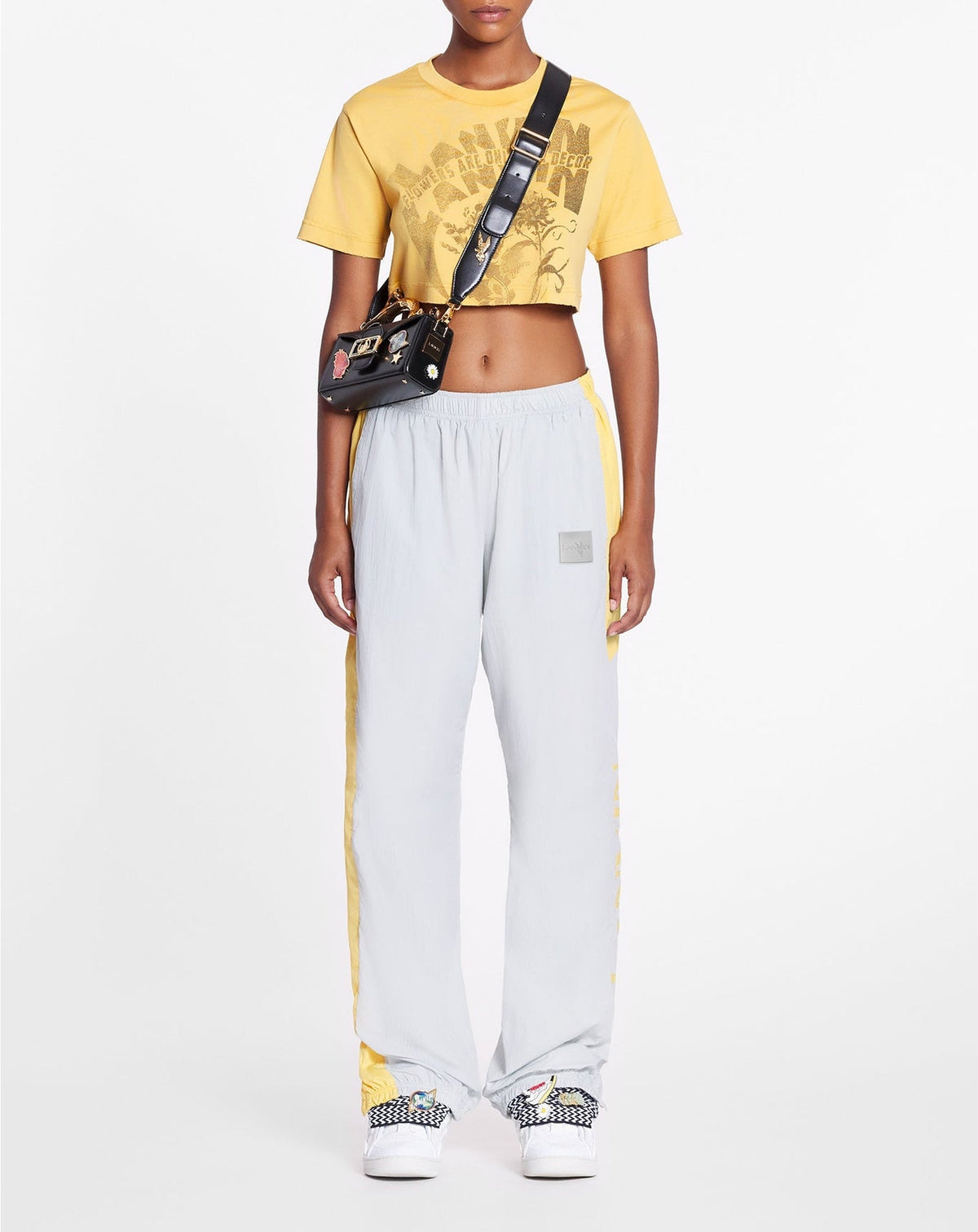 Printed cropped tee-shirt - Maïs
