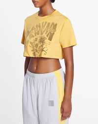 Printed cropped tee-shirt - Maïs
