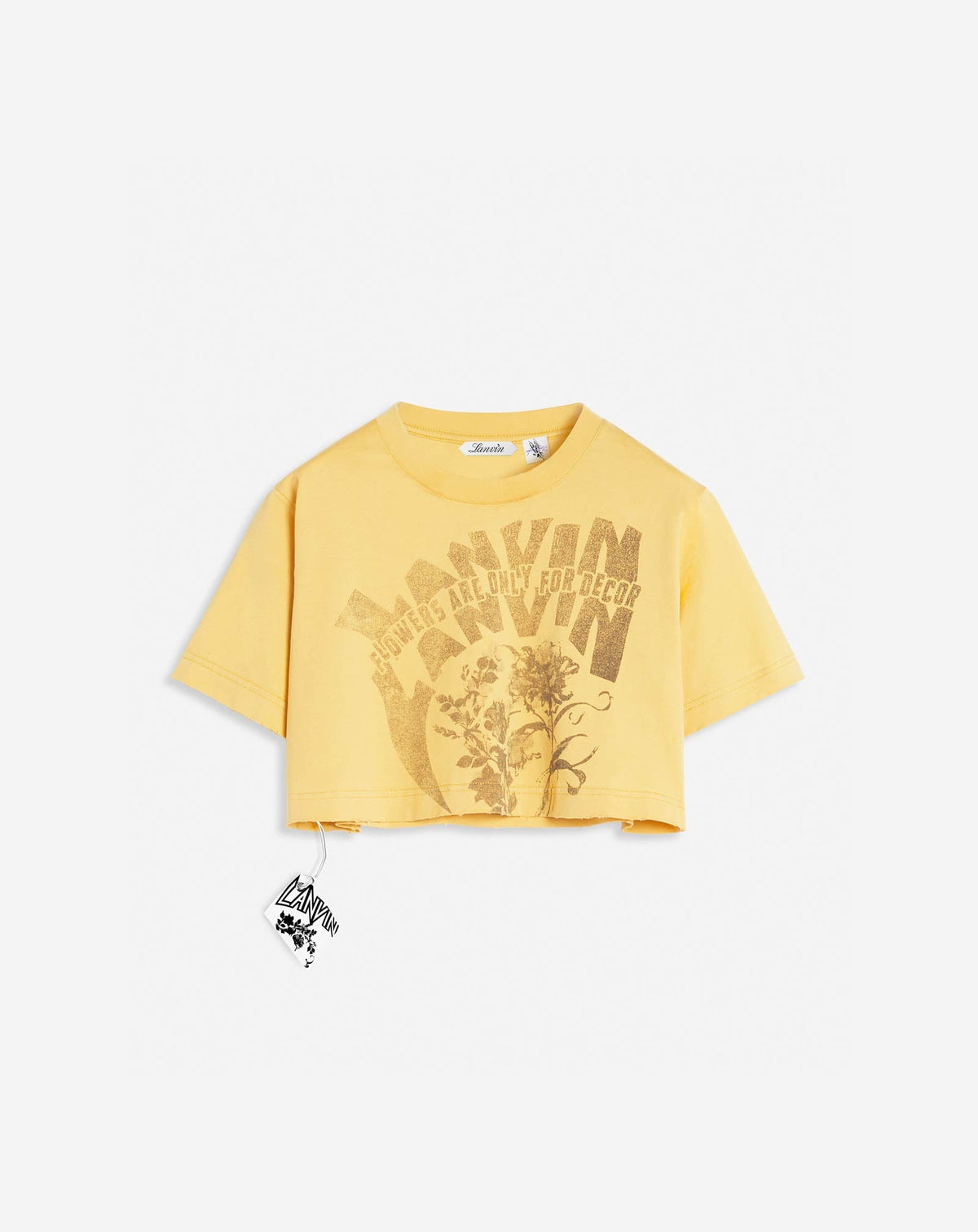 Printed cropped tee-shirt - Maïs