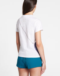 T-shirt à imprimé sac cœur - Blanc