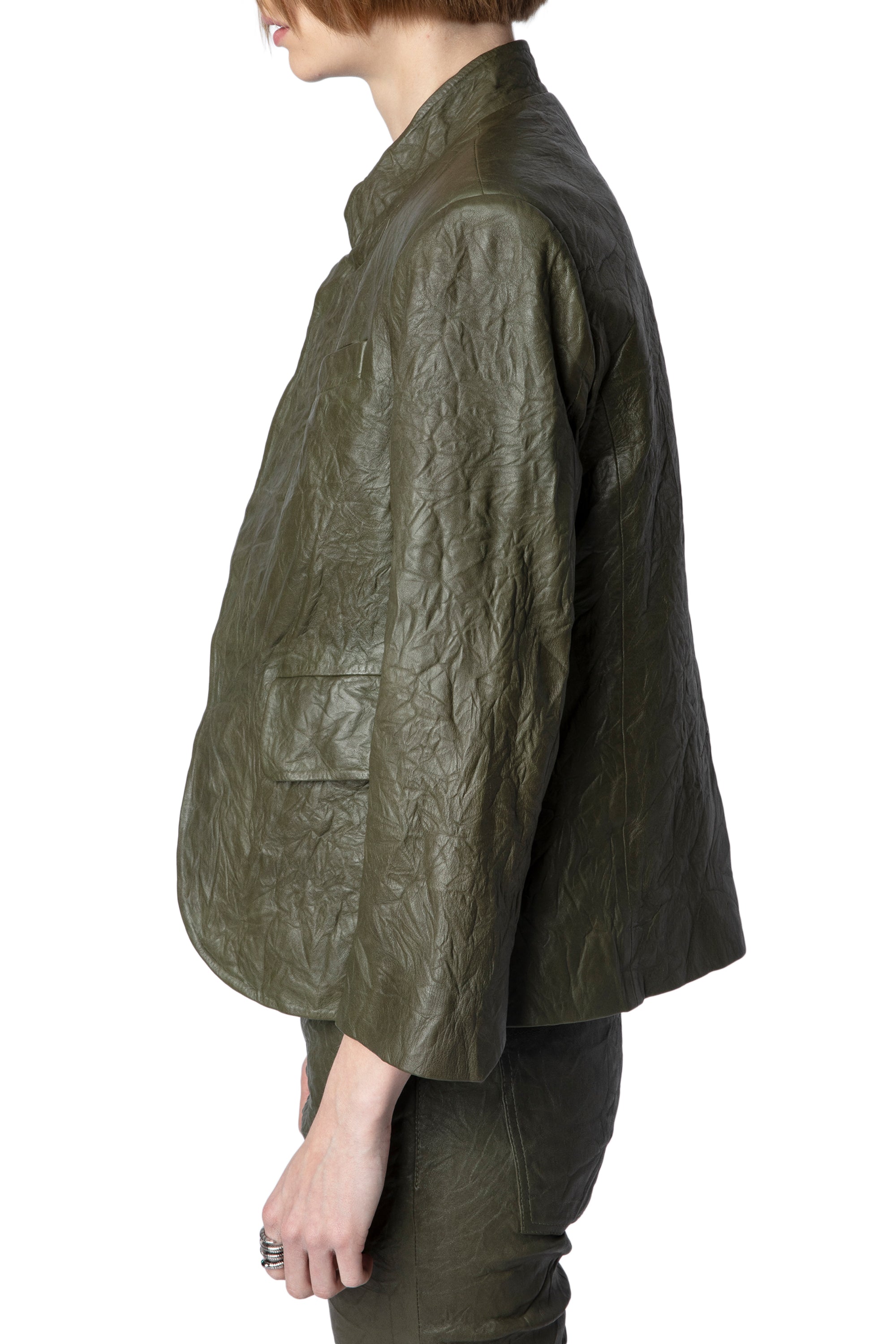 ZHORS LIGNE PICKLE VERYS CUIR FROISSE
