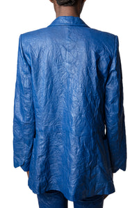 Blazer Visko en cuir froissé - Ocean