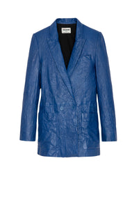 Blazer Visko en cuir froissé - Ocean
