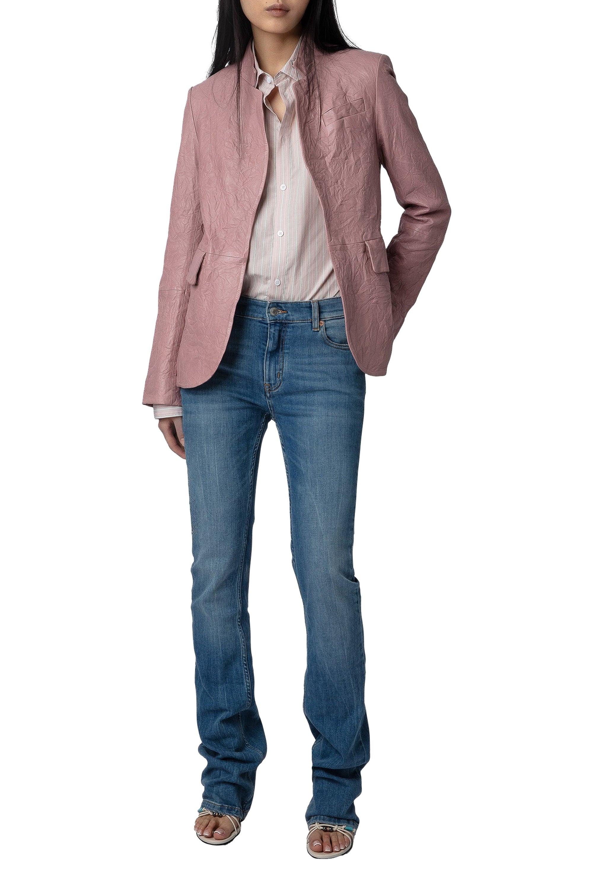 Blazer Very Cuir Froissé en cuir - Primerose