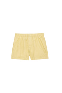 Pax Wrinkle Leather Shorts - Shea
