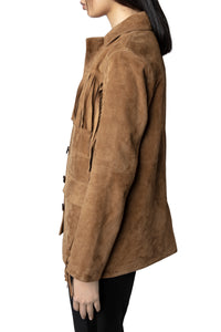 Veste Lala Daim en cuir - Ecorce