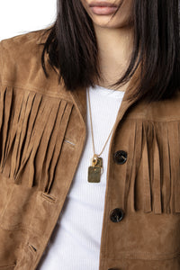 Veste Lala Daim en cuir - Ecorce
