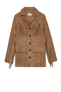 Veste Lala Daim en cuir - Ecorce