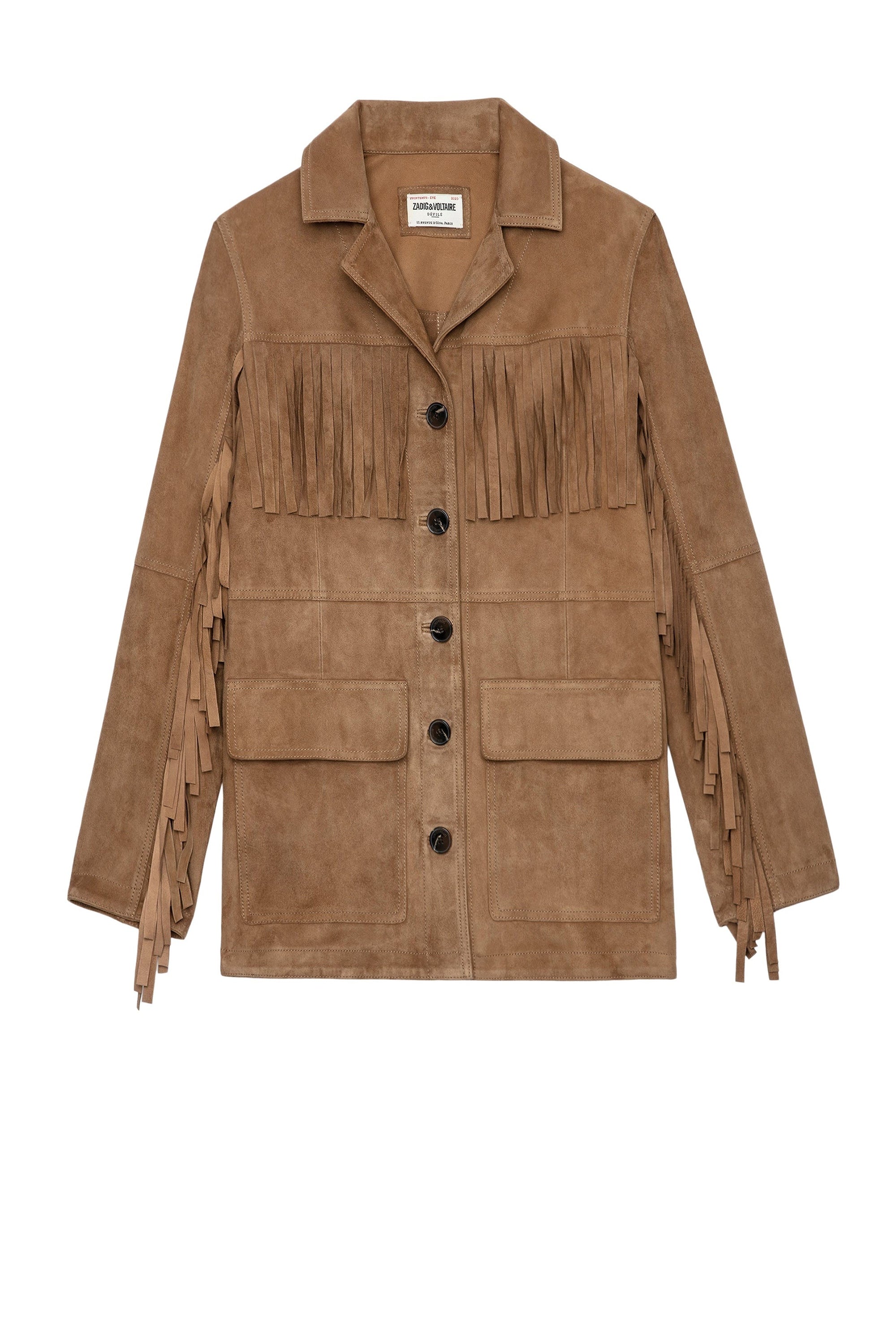 Veste Lala Daim en cuir - Ecorce