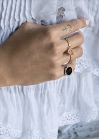 wolf double ring