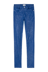 Pantalon Phlame en cuir froissé - Ocean