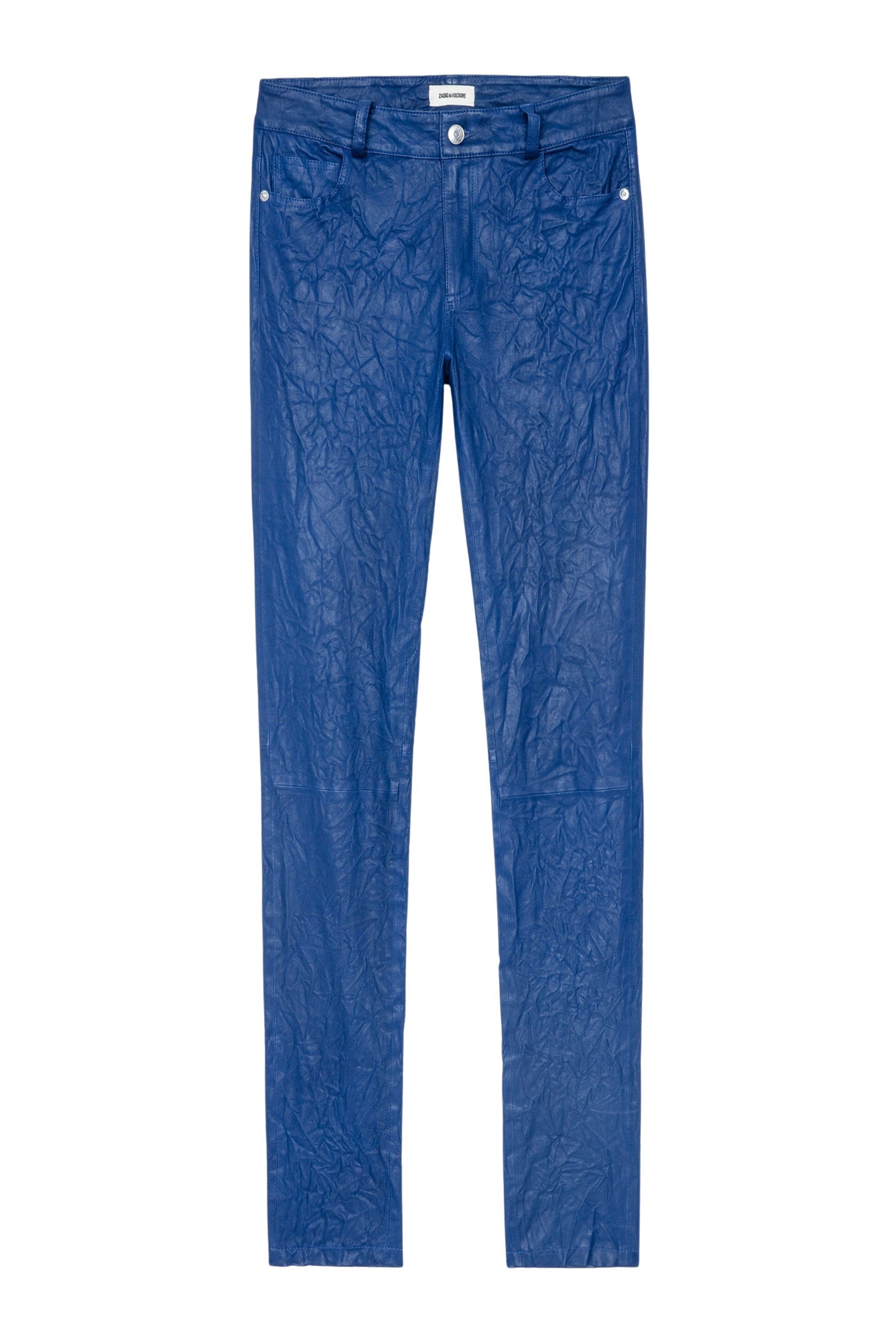 Pantalon Phlame en cuir froissé - Ocean