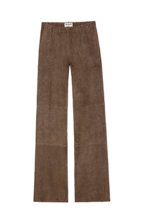 Pantalon Parfait en daim froissé - Bronze