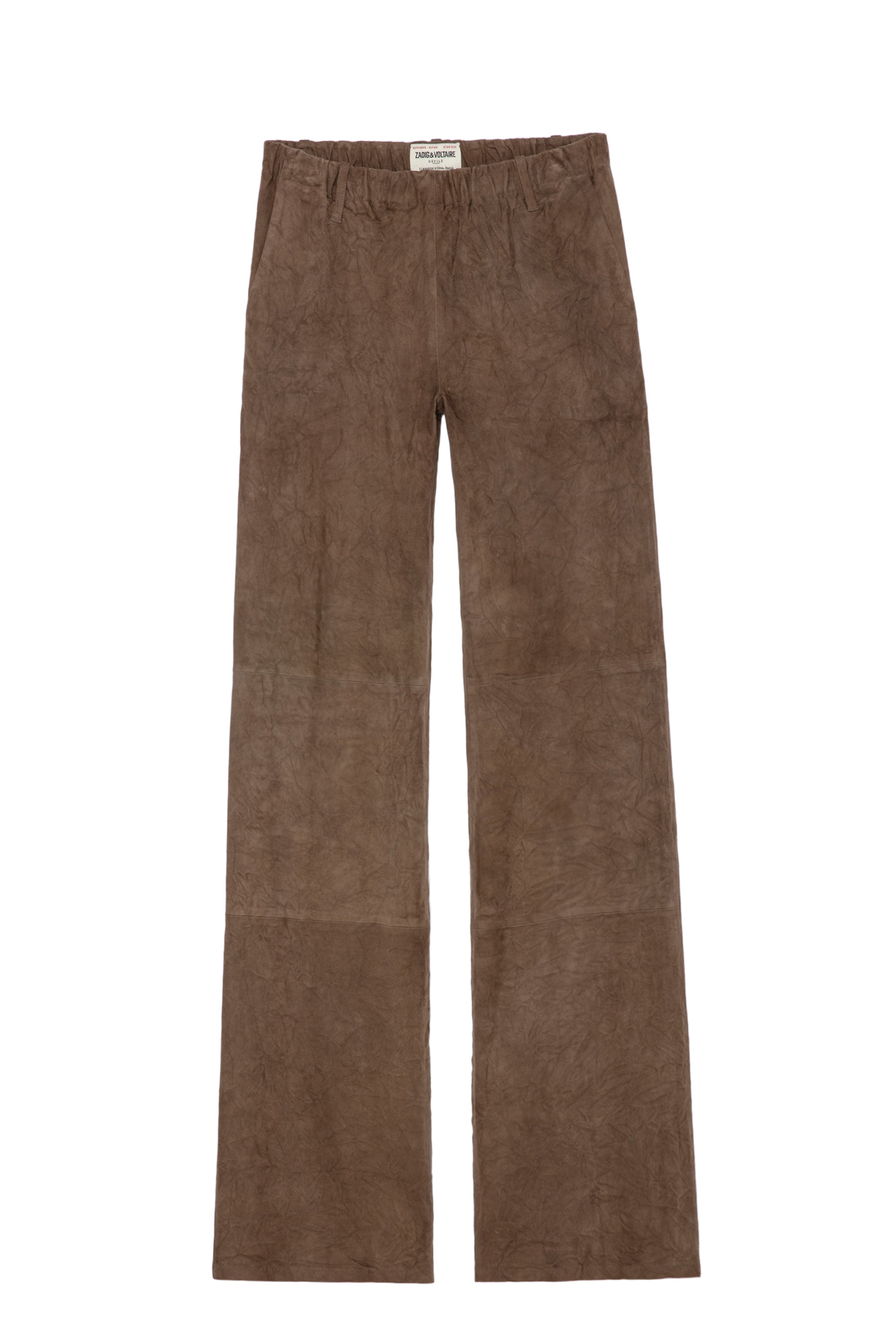 Pantalon Parfait en daim froissé - Bronze
