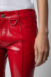 Pantalon Peko Vinyle en cuir - Japon