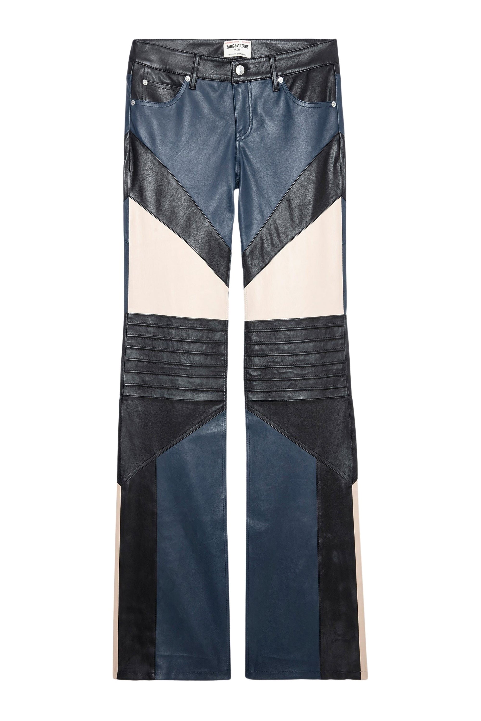 Paulin leather trousers - Black