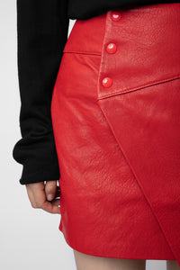 Junko Biker skirt in leather - Japan